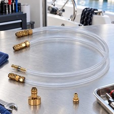 2 Pieces Marine Hydraulic Steering Bleeder Kit Instant-Attach Hydraulic Steering picture
