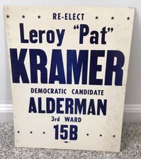 1940s POLITICAL POSTER Tonawanda Ny Western Ny Buffalo Actual Vtg sign picture