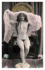 French  hand tinted Postcard Copy picture