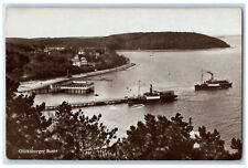 c1920's Glucksburg Bay Visit the German Nordmark Vintage RPPC Photo Postcard picture