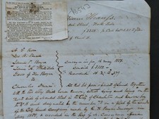 1854 antique LOUIS DESAUSSURE charleston sc market st TAVERN LAND SALE bresnahan picture