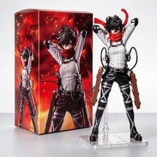 21cm Mikasa Ackerman Final Season Anime Figure PVC Statue Collectible Desk Decor picture