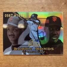 1999 FLEER FLAIR SHOWCASE BARRY BONDS row1 0567 1500 Barry Bonds picture
