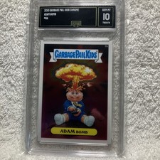 2013 Topps Garbage Pail Kids Chrome Series 1 ADAM BOMB 8a Card GMA 10 GEM MINT picture