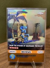 Topps Chrome SpongeBob 2025 Kelp Reviews From The Kitchen of Squidward /25 SP picture