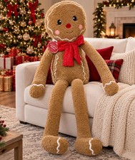 Sugarplum Dreams Giant Gingerbread Man Plush 49