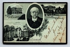 1902 Otto Von Bismark Schloss Friedrichsruh Grabkapelle Eingang Germany Postcard picture