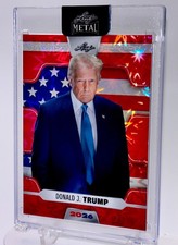 Donald Trump 2/3 Leaf Metal Patriotic 250th Kaboom Limited Edition 2026 NM picture