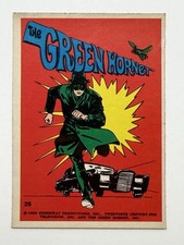 Vintage 1966 Topps THE GREEN HORNET Stickers Card #16 Bruce Lee as Kato - Comic picture