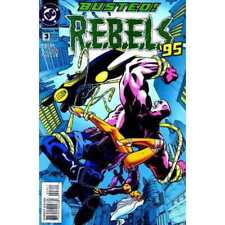 R.E.B.E.L.S. #3 1994 series DC comics NM Full description below [f; picture