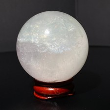 242g Natural Fluorite ball Colorful Quartz Crystal Gemstone Healing picture