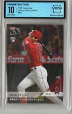 2018 TOPPS NOW SHOHEI OHTANI #32J Arena 10 JAPANESE KANJI Amazing Sub Grades RC picture