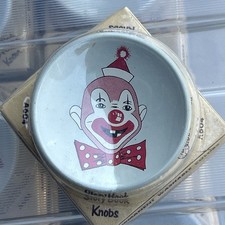 Vintage  NIP AMEROCK A604 STORY  BOOK KNOBS HAPPY CLOWN 2 1/2' DIAMETER A-604 picture