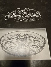 The Drena Collection Cut Crystal Serving Platter 11.5 Inch Diameter picture