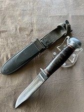 WWII WW2 PAL RH35 USN Mark 1 Fighting Knife, Original NORD 4723 Plastic Scabbard picture
