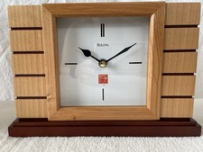 Bulova Usonian II Mantel Clock by Frank Lloyd Wright B1659 picture
