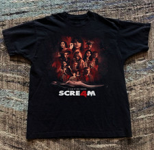 Scream 4 Ghostface T-shirt Cotton S-234XL Unisex Black picture