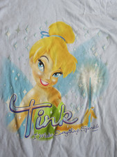 NWOT TINKERBELL TINK 'I MAKE EVERYTHING SPARKLE' LIGHT BLUE T-SHIRT-SIZE M picture