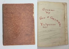 1882 antique NORTHERN INDIANA NORMAL SCHOOL valparaiso GEO GENSMAN handwritten picture