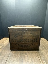 Vintage QUEEN CITY VARNISH COMPANY WOOD CRATE CINCINNATI OHIO picture