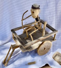 Folk art  Hand Made Deathcart Taos, New Mexico Artist David Trujillo  1987 picture