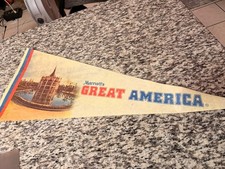 Vintage Marriott's Great America Pennant Flag Souvenir picture