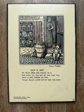 Vintage Cuala Press Dublin Ireland “Half a Bap” Irish Poem Wall Plaque picture