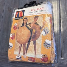 VTG McDonald’s Big Mac Childs Costume Medium 8-10 Rubbies Halloween 1998 Read picture
