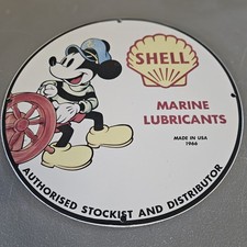 VINTAGE 1966 SHELL MARINE LUBRICANTS 12