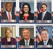2021 Fascinating Cards US 117th Congress Trading Cards - Base & Parallel RC picture