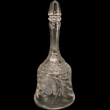 Crystal Bell Floral Pattern 7 3/4 Inch picture