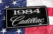 1984 Cadillac license plate tag 84 Caddy Eldorado DeVille Seville  Fleetwood picture