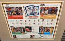 Vintage 1968 Southern Comfort Large Poster Happy Hour MCM Tiki Bar Decor Kitsch picture