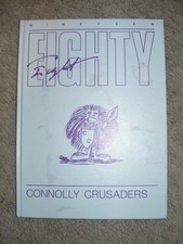 Connolly Jr. HS Yearbook Annual 1988 Middle School Tempe, AZ Crusaders Signed picture