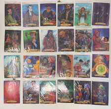 Sealed Full Set of 24 Harry Potter Chocolate Frog Lenticular Wizards Cards 2001 picture