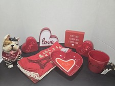 Valentines Day Decor Lot 8pc Set picture