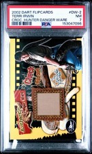 2002 Dart Flipcards Terri Irwin Crocodile Hunter Shirt Relic #DW-2 PSA 7 picture