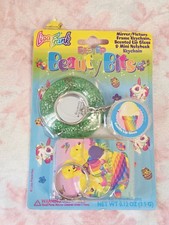 Vintage Lisa Frank Easter Beauty Bits Mirror Keychain Notebook Lip Gloss New picture