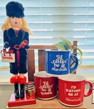 Tj Maxx Shopping Girl Nutcracker & Marshalls Homegoods 3 Mug Set Christmas New picture