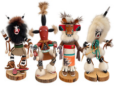 Vintage Southwestern Kachina Doll Collection – Mudhead, Watermelon Clown, etc picture