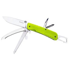 Ruike LD43 Trekker Folding Knife Multitool 12C27 Steel Green picture