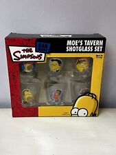 NEW The Simpsons MOE’S TAVERN Shot Glass Set Homer/Moe/Duffman/Barney/Carl/Lenny picture