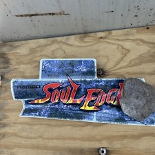 1 Old Soul Edge Namco  Cabinet Sticker Original factory Arcade video Game Fnz picture
