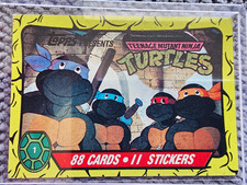 Topps 1989 TMNT Trading  Cards 13-All 4 Turtles, Shredder, Footclan And More picture