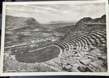 Teatro Greco Di Segesta Greek Theater Italy RPPC Vintage Postcard picture