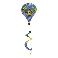 Briarwood Lane Spring Goldfinches & Hydrangeas Hot Air Balloon Spinner 54x12 picture