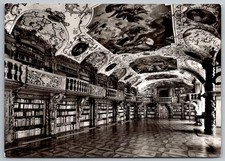 Library Interior Kloster Waldsassen Germany Baroque Architecture RPPC picture