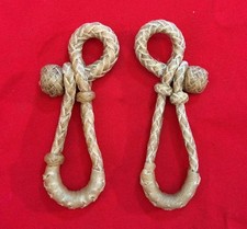 HANDMADE Rawhide BIT REIN CONNECTORS By Steve Guitron Of California picture