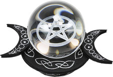 Ebros Neopagan Sacred Moon Triple Goddess Mother Maiden Crone Full and Crescent picture