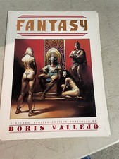 BORIS VALLEJO Signed Portfolio 2 Books and 1987 Calendar picture